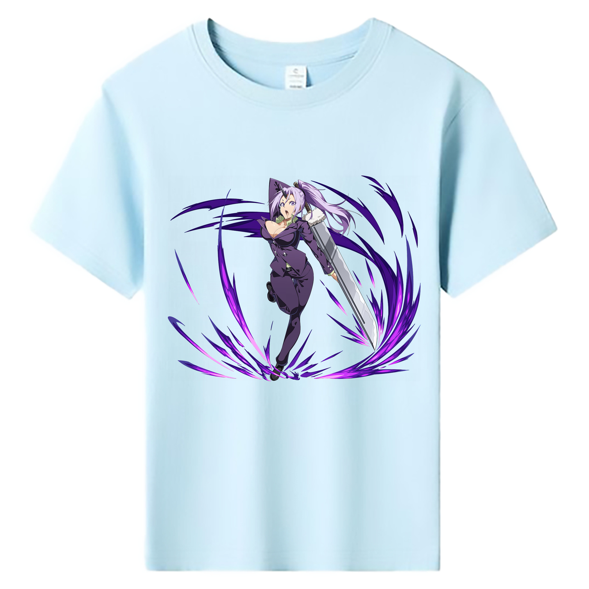 （画像用） 転スラ Regarding Reincarnated to Slime 綿100％キッズTシャツ（フロントプリント）